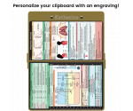 WhiteCoat Clipboard® - Tactical Brown Respiratory Edition